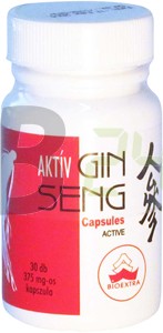 Bioextra aktív ginseng kapszula tégelyes (30 db) ML002903-16-7