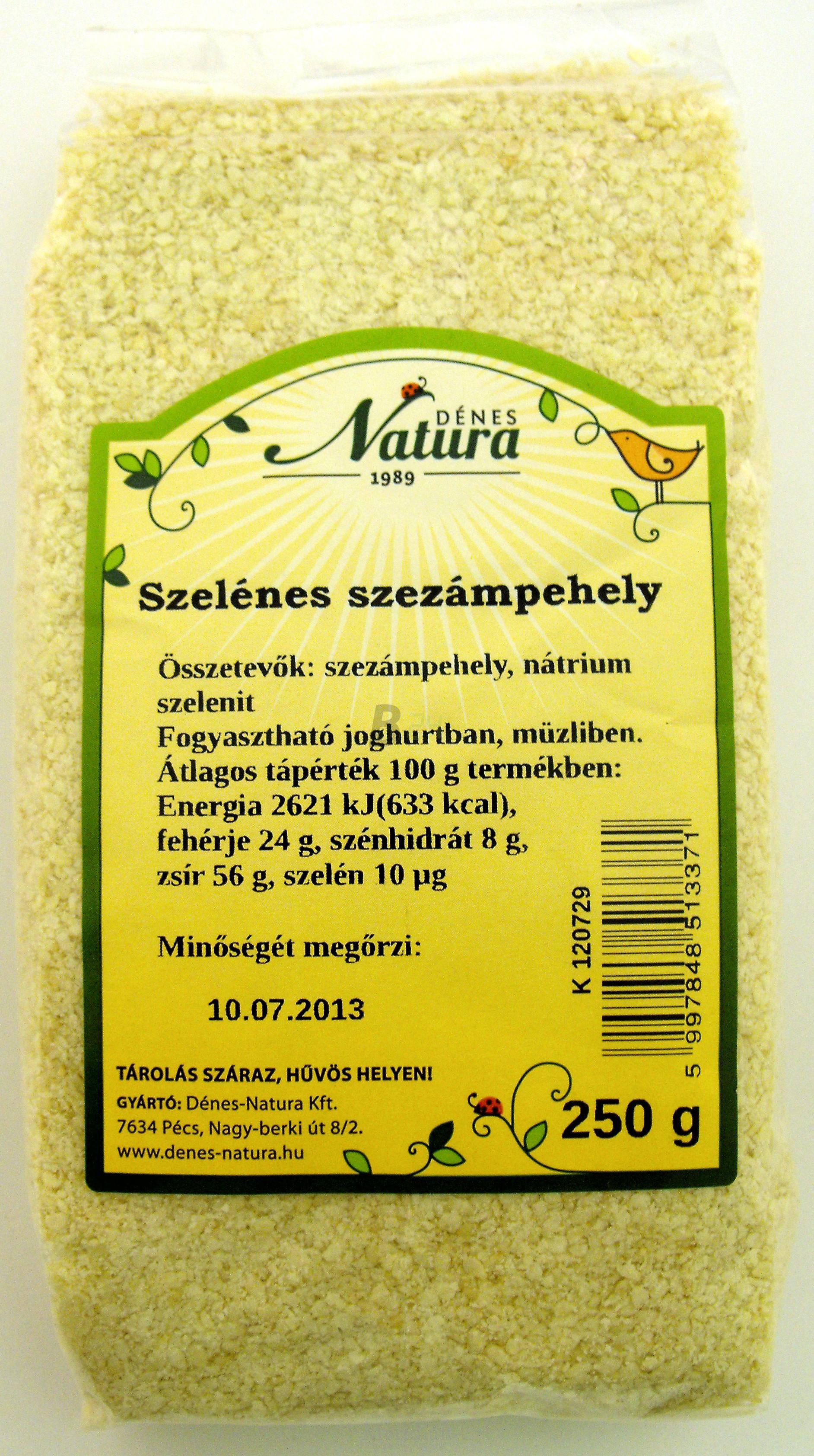 Natura szelénes szezámpehely 250 g (250 g) ML003086-30-9