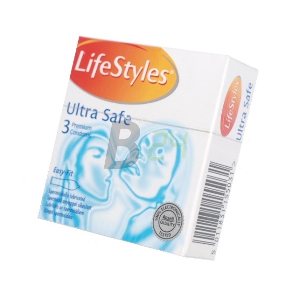óvszer lifestyle ultra safe 3 db (3 db) ML003342-23-1