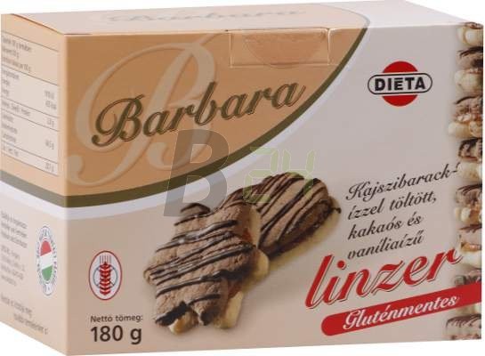 Barbara gluténmentes keksz kajszis omlós (180 g) ML009486-27-6