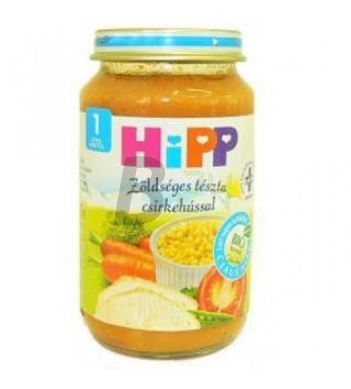 Hipp 6803 zöldséges tészta csirkehússal (220 g) ML016491-8-10