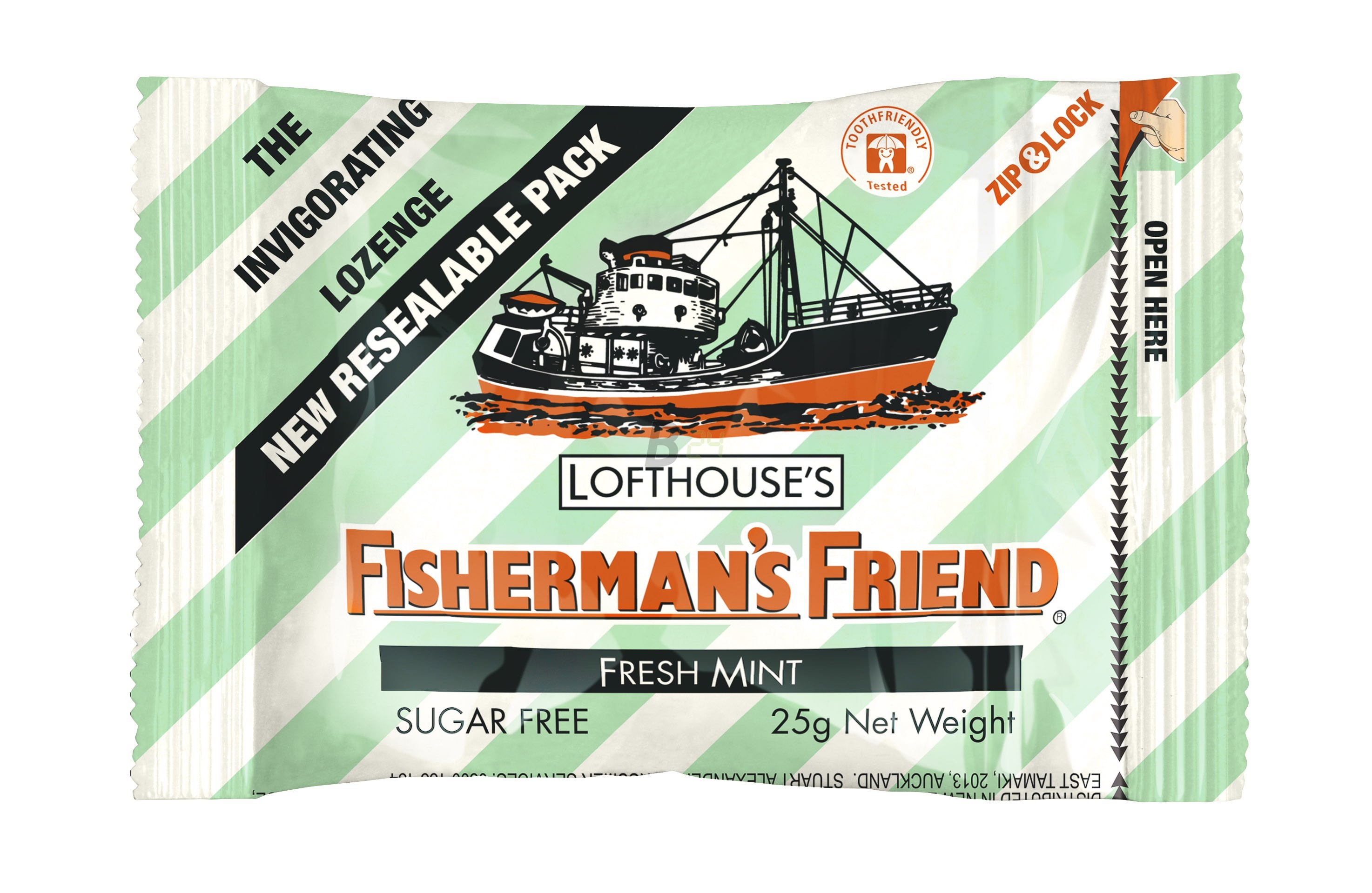 Fishermans friend cukorka zöld (25 g) ML018929-28-8