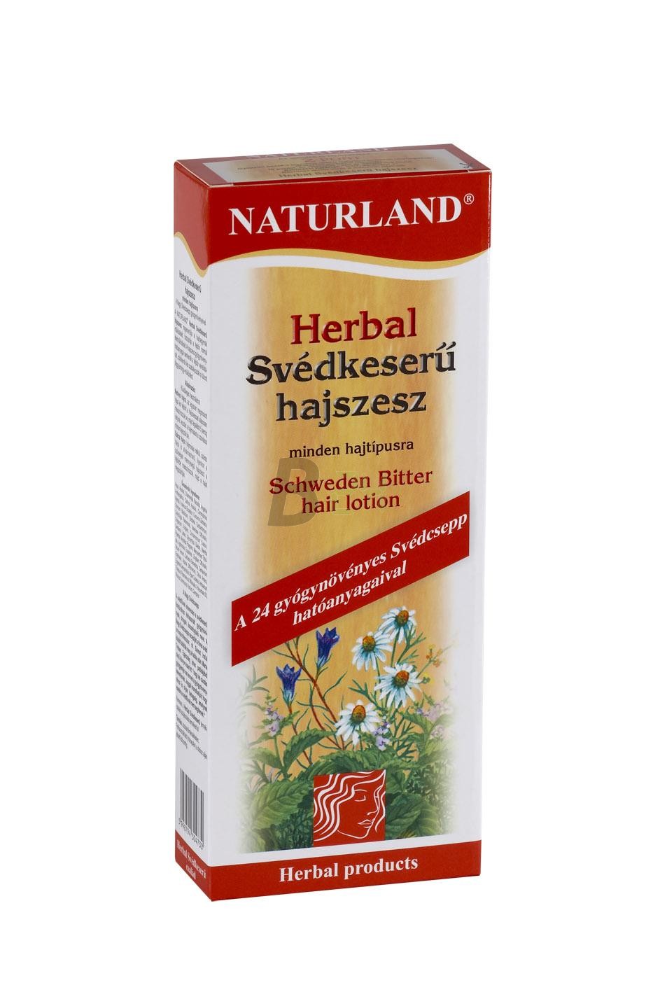 Naturland svédkeserü hajszesz herbal (180 ml) ML020520-29-7