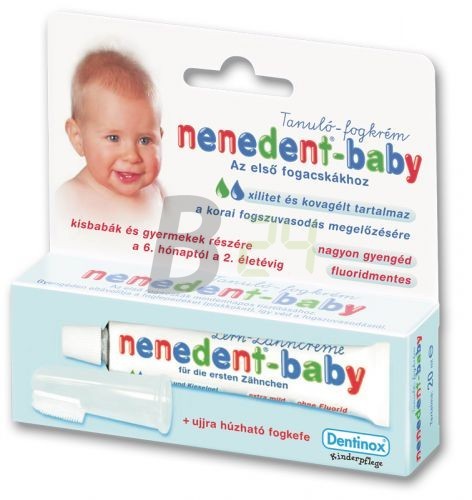 Nenedent baby fogkefe+fogkrém 20 ml (20 ml) ML021829-21-7
