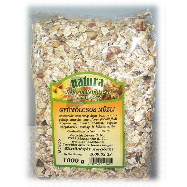 Natura gyümölcsös müzli 1000 g (1000 g) ML024530-30-4