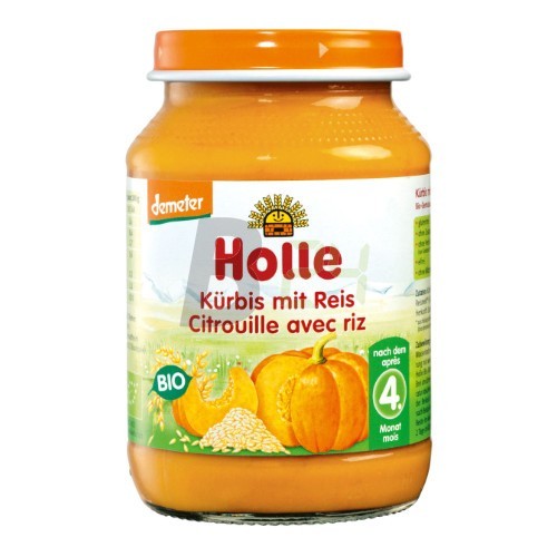 Holle bio bébiétel sütőtök-rizzsel (190 g) ML031574-8-10