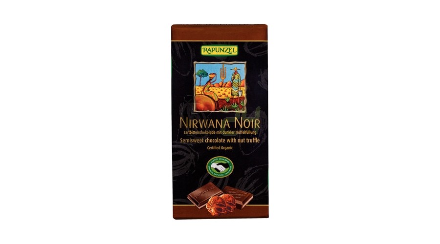 Rapunzel bio nirwana noir keserűcsoki (100 g) ML034371-28-4