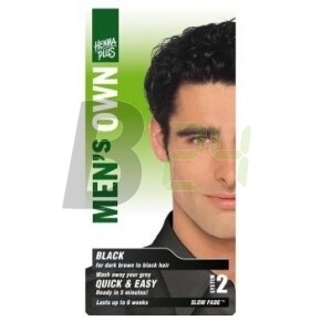 Hennaplus férfi hajfesték fekete (1 db) ML040105-22-1
