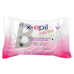 X-epil intim törlőkendő 20 db (20 db) ML041290-25-9
