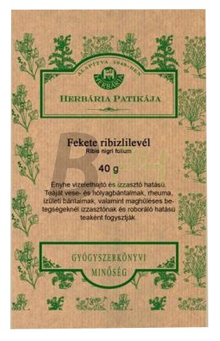 Herbária fekete ribizlilevél 40 g (40 g) ML041745-100-1