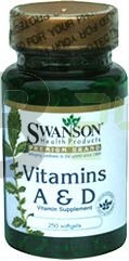 Swanson a és d vitamin kapszula 250 db (250 db) ML042610-18-9
