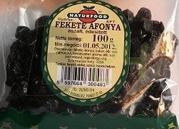 Naturfood aszalt fekete áfonya (100 g) ML043701-31-4