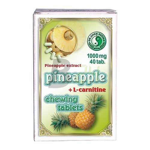 Dr.chen ananász rágótabl. l-karnitinnel (40 db) ML045343-18-2