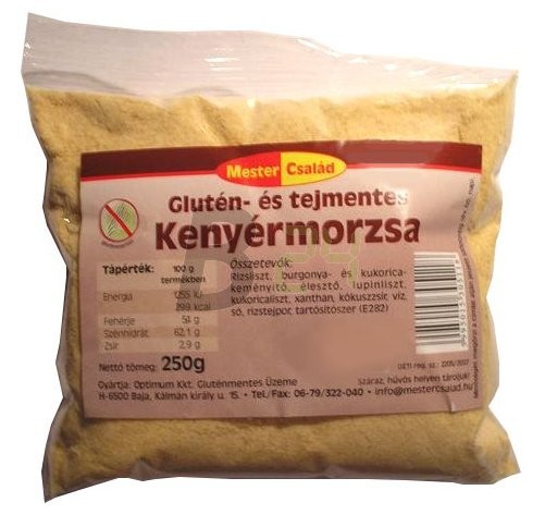 Mester család gluténmentes kenyérmorzsa (250 g) ML046627-109-1