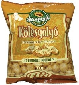 Biopont bio kölesgolyó földimogyorós (75 g) ML047715-34-6