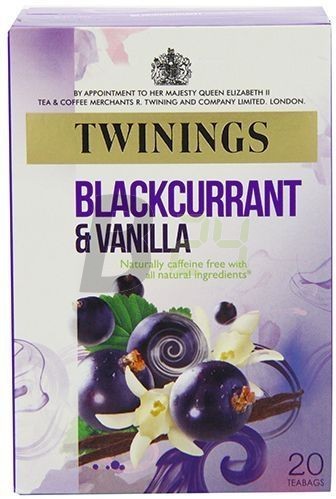 Twinings feketeribizli-vanilia tea 20 db (20 filter) ML047979-36-5