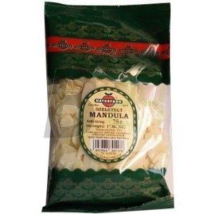 Naturfood blansírozott szeletelt mandula (75 g) ML049712-32-3