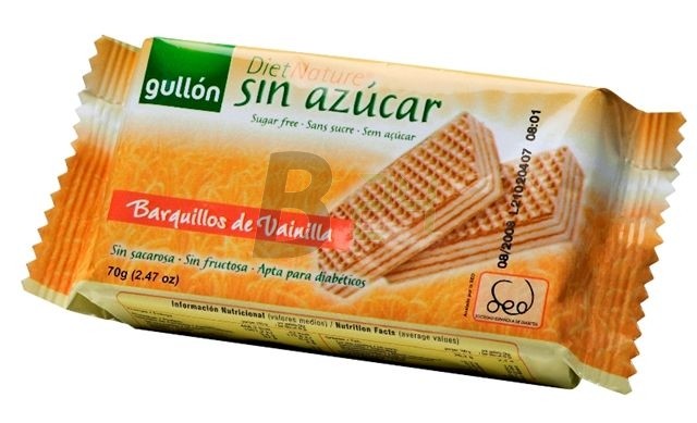 Gullón cukorm. vaníliás nápolyi (70 g) ML051124-28-10