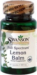 Swanson citromfű levél lemon balm kapsz. (60 db) ML051223-18-9