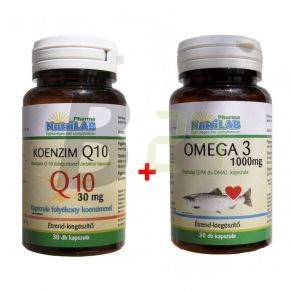Nutrilab koenzim q10+omega-3 kapszula (90 db) ML055601-32-5