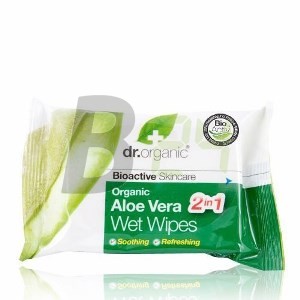 Dr.organic bio aloe vera nedv.törlőkendő (20 db) ML057032-28-2