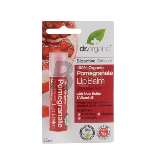 Dr.organic bio gránátalma ajakbalzsam (5.7 ml) ML057067-23-2