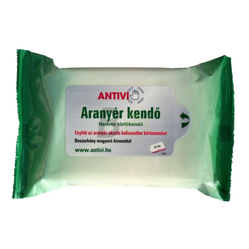 Antivi nedves aranyér kendő 25 db (25 db) ML057442-24-10