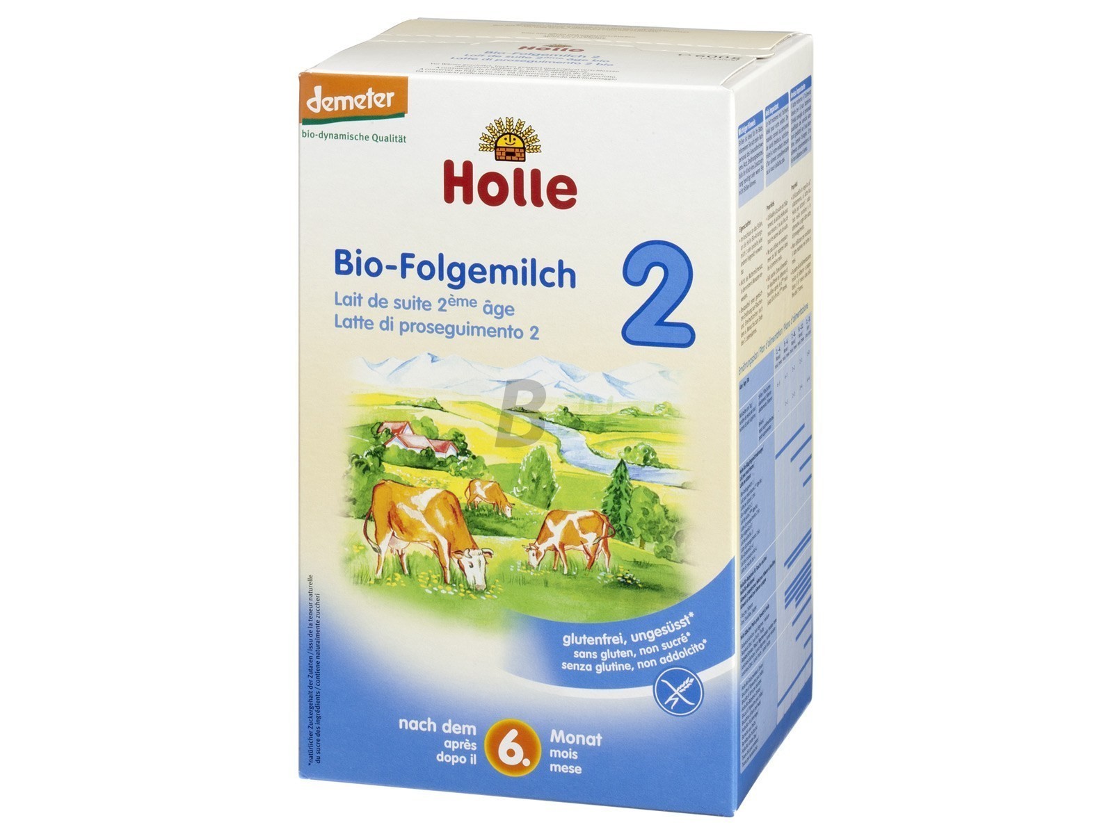 Holle bio 2 tejalapú csecsemő tápszer (600 g) ML058352-10-3
