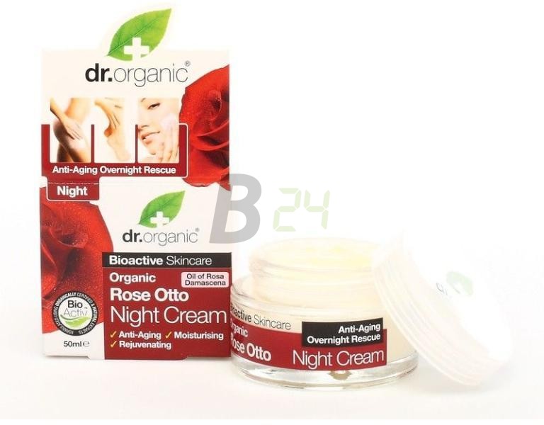 Dr.organic bio rózsa éjszakai krém (50 ml) ML059032-23-2