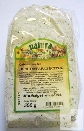Natura fasírtpor burgonya 500 g (500 g) ML061719-34-10