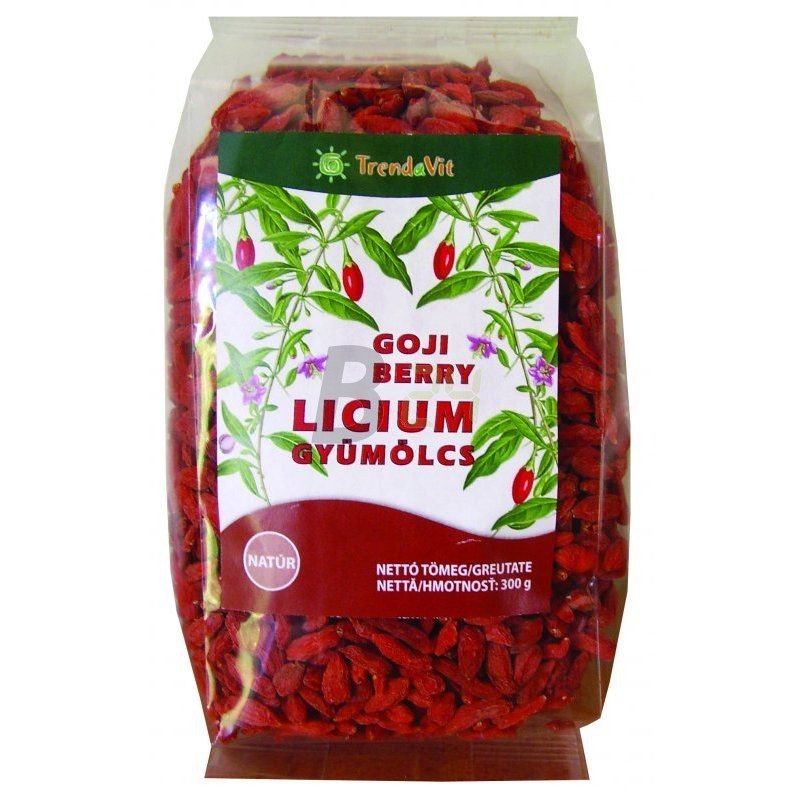 Trendavit goji berry lícium gyüm. 300 g (300 g) ML062728-19-5