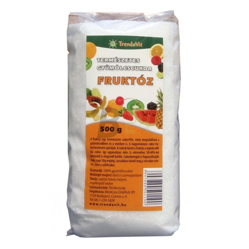 Trendavit gyümölcscukor /fruktóz/ 500 g (500 g) ML064080-3-3