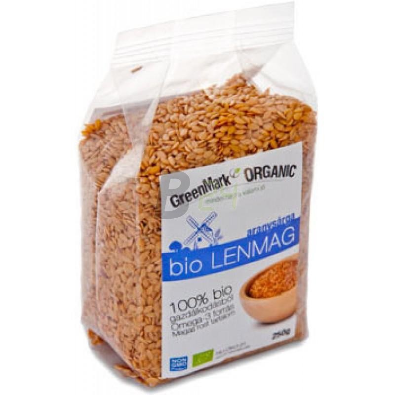 Greenmark bio lenmag aranysárga 250g (250 g) ML066814-32-7