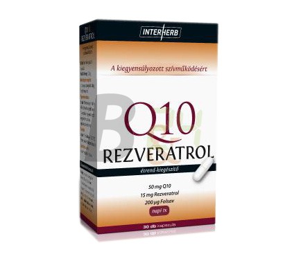 Interherb q10 rezveratrol kapszula (30 db) ML067268-17-7