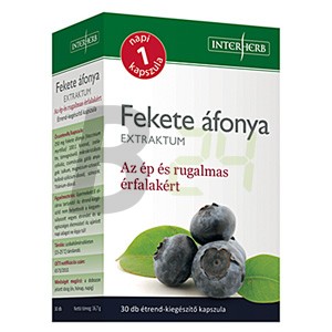 Interherb feketeáfonya kapszula (30 db) ML067269-17-7