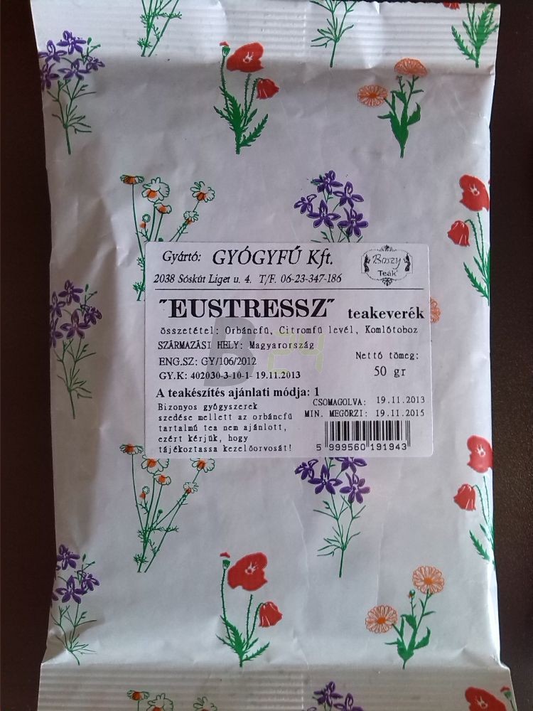 Gyógyfű eustressz teakeverék (50 g) ML069758-12-10