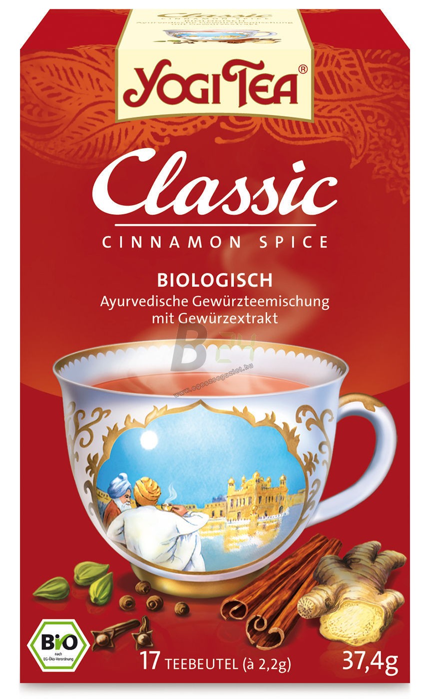 Yogi bio classic fahéjas tea 17 db (17 filter) ML071390-12-4