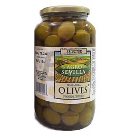 Agro sevilla zöld olívab. magozott 935 g (935 g) ML072970-8-8