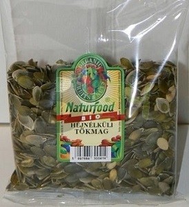 Naturfood bio héjnélküli tökmag 100 g (100 g) ML073254-32-2