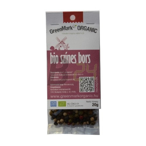 Greenmark bio fűszer színes bors (20 g) ML073264-26-4