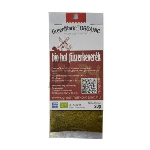 Greenmark bio fűszer hal (20 g) ML073268-20-4