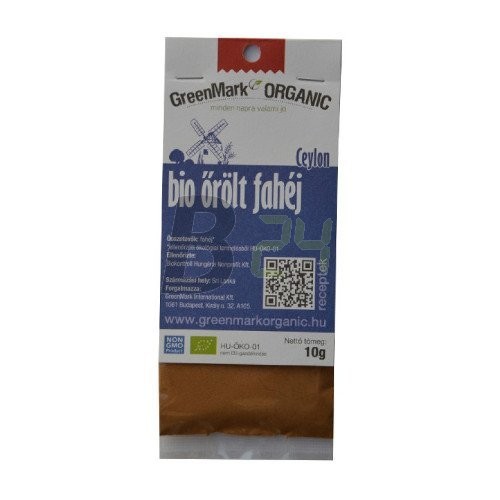 Greenmark bio fűszer őrölt fahéj (10 g) ML073274-26-4