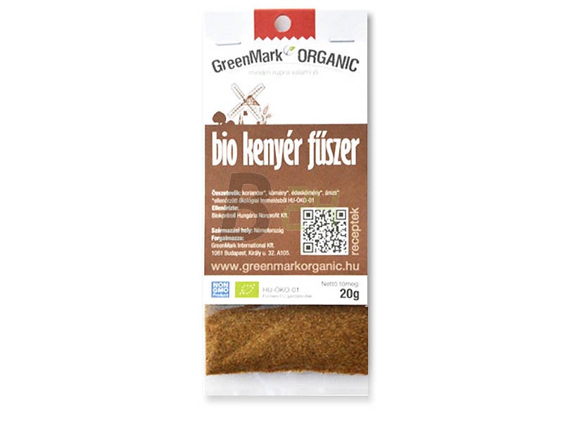 Greenmark bio fűszer kenyér (20 g) ML073276-26-4