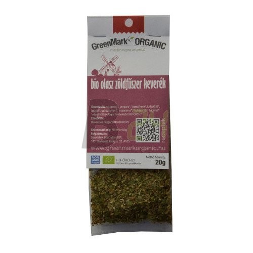 Greenmark bio fűszer olasz (20 g) ML073281-20-4
