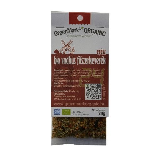 Greenmark bio fűszer vadhús (20 g) ML073282-20-4