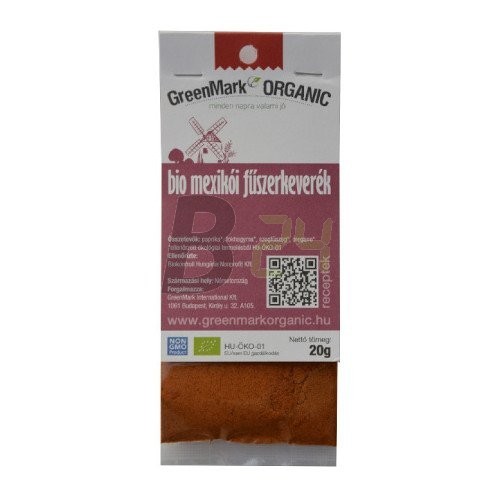Greenmark bio fűszer mexikói (20 g) ML073285-20-4