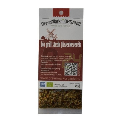 Greenmark bio fűszer grill steak (20 g) ML073294-26-4