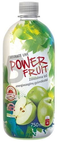 Power fruit gyümölcsital zöldalma (750 ml) ML074076-3-8