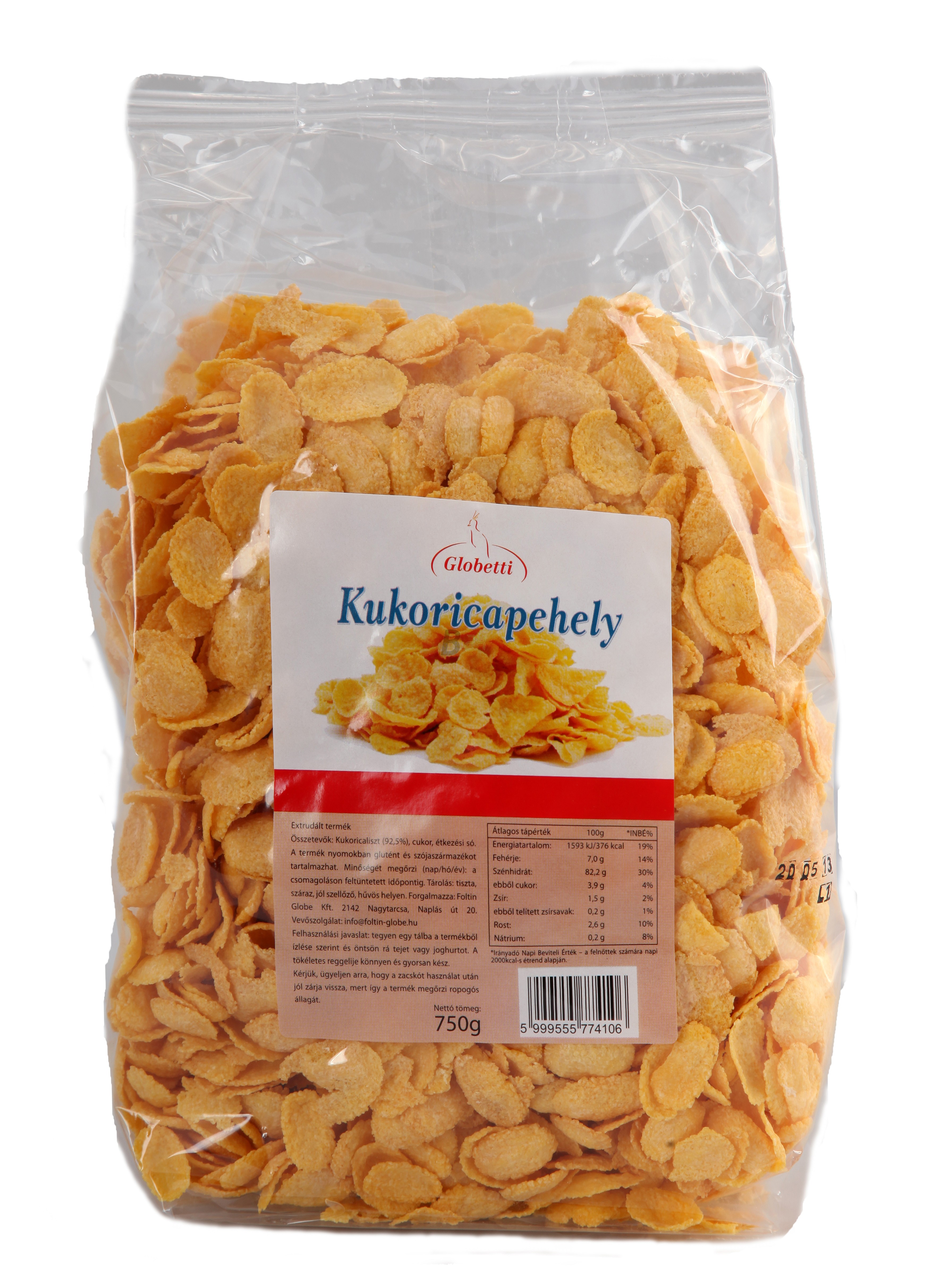 Globetti kukoricapehely (750 g) ML074309-18-4