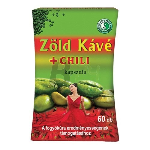 Dr.chen zöld kávé+chili kapszula (60 db) ML074662-18-2